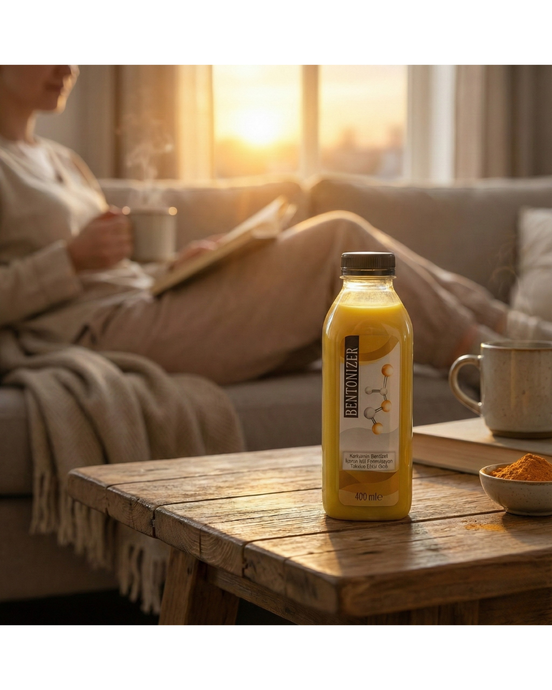 Bentonizer - Kurkumin & Bentonit İçeren Sıvı Takviye Edici Gıda