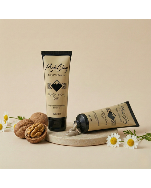 MediClay Peloid Yüz Terapisi – Papatya & Ceviz Özlü Arındırıcı Maske (250 ml)