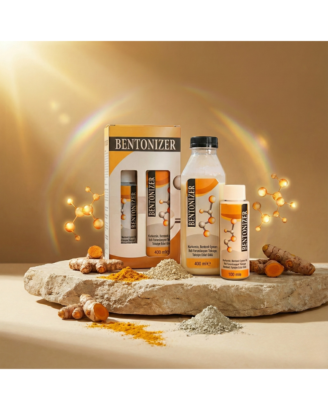 Bentonizer - Kurkumin & Bentonit İçeren Sıvı Takviye Edici Gıda