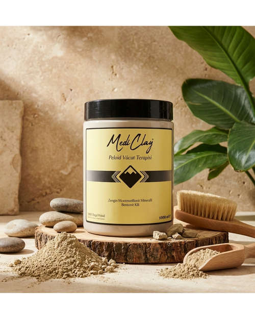 MediClay Peloid Vücut Terapisi – Montmorillonit Mineralli Doğal Arındırıcı Maske (1000 ml)