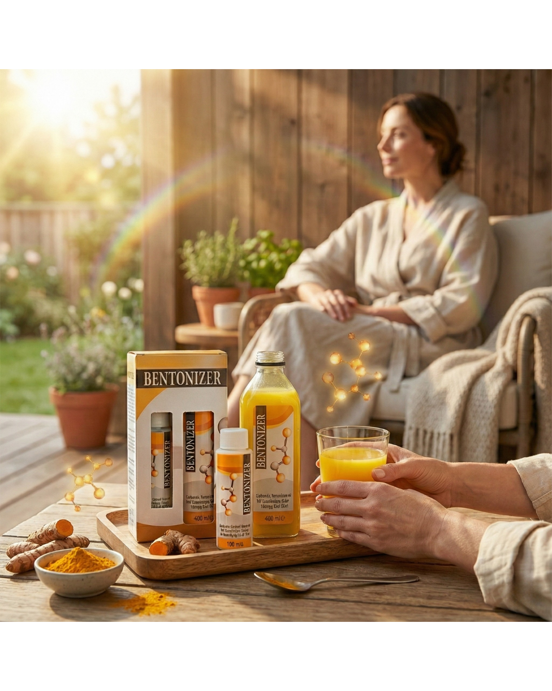 Bentonizer - Kurkumin & Bentonit İçeren Sıvı Takviye Edici Gıda