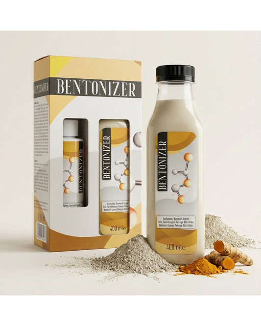 Bentonizer - Kurkumin & Bentonit İçeren Sıvı Takviye Edici Gıda