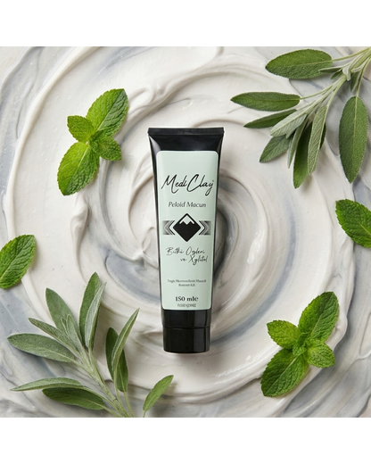 MediClay Peloid Macun – Bitki Özleri & Xylitol İçerikli Doğal Ağız Bakım Macunu (150 ml)